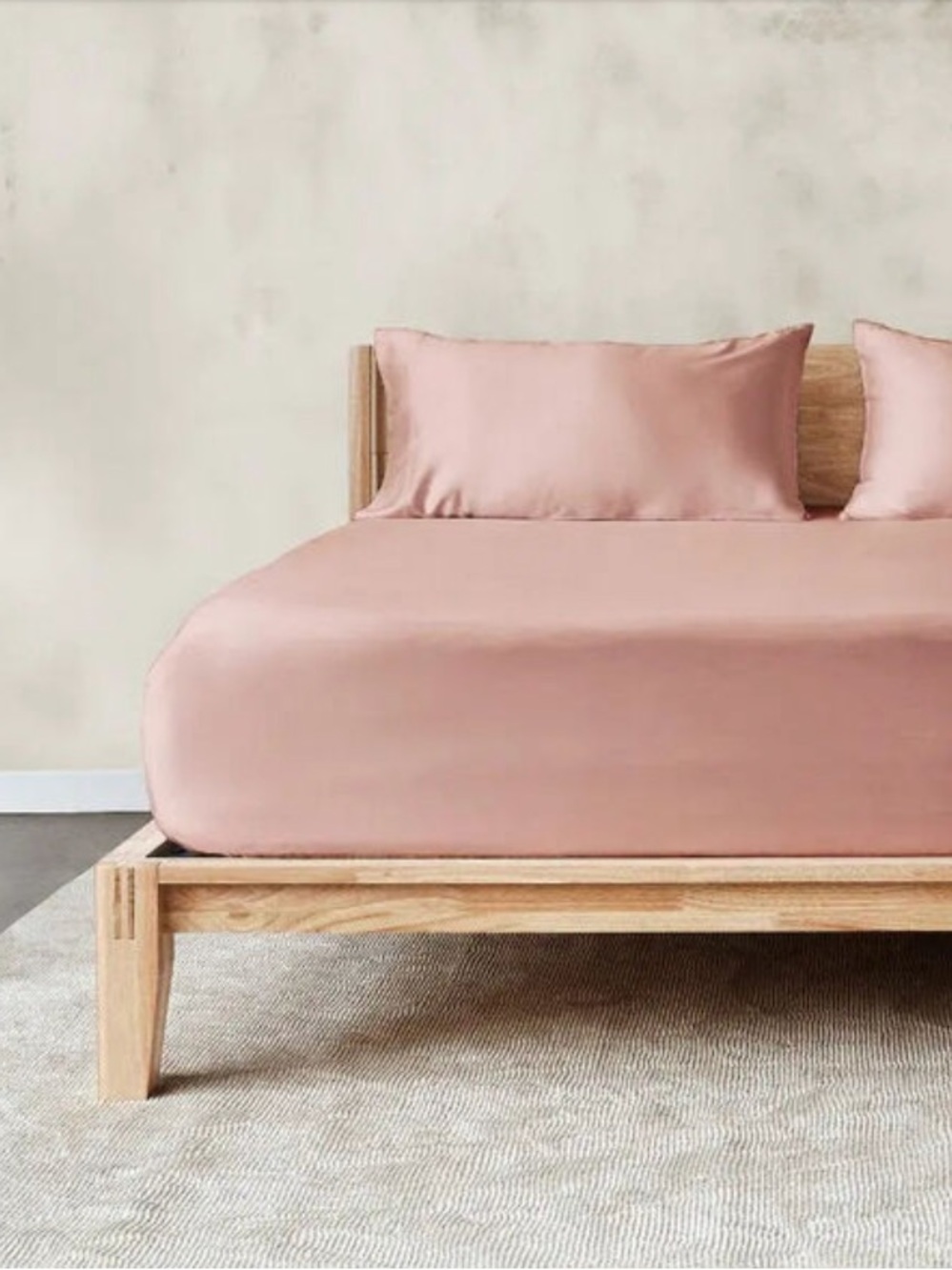 Ettitude Luxe Bamboo Sateen+ Sheet Set Queen Quartz New